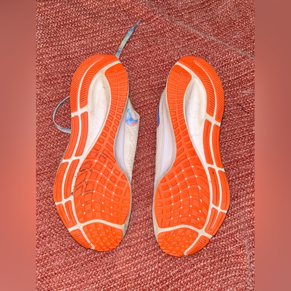 Nike Air Zoom Pegasus 37 white tye dye sneakers size 10 - Picture 3 of 4